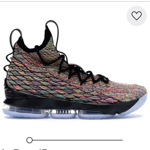 NIKE LEBRON 15 BASKETBALL SHOES YOUTH SIZE 5.5 FITS WOMEN'S SIZE 6 - Picture 1 of 14